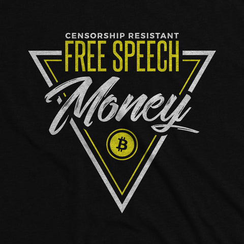 Free Speech Money - Bitcoin Apparel