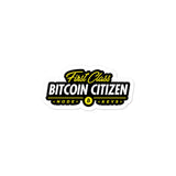 First Class Bitcoin Citizen - Stickers