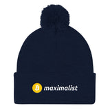Bitcoin Maximalist - Pom Pom Knit Cap