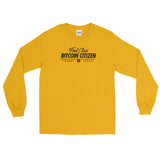 First Class Bitcoin Citizen - Long Sleeve T-Shirt