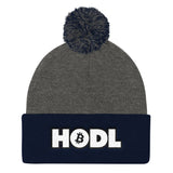 HODL Bitcoin - Pom Pom Knit Cap