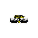 First Class Bitcoin Citizen - Stickers