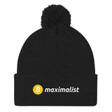 Bitcoin Maximalist - Pom Pom Knit Cap