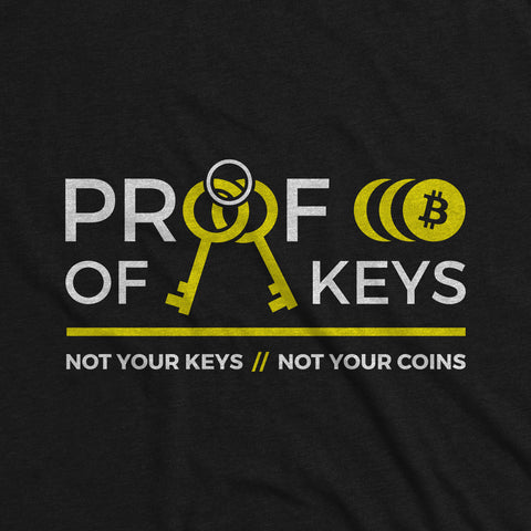 Proof Of Keys - Bitcoin Apparel