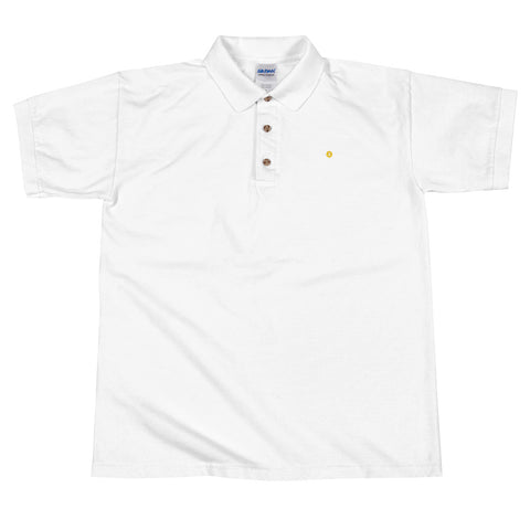 Bitcoin Logo - Embroidered Polo Shirts