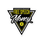 Free Speech Money -Stickers