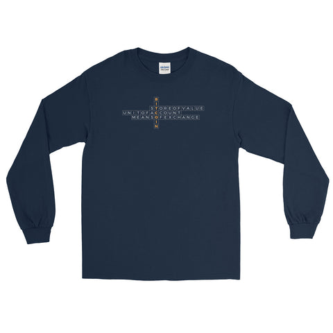 Bitcoin Crossword - Long Sleeve T-Shirt