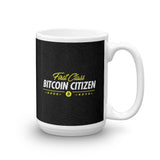 First Class Bitcoin Citizen - Mug